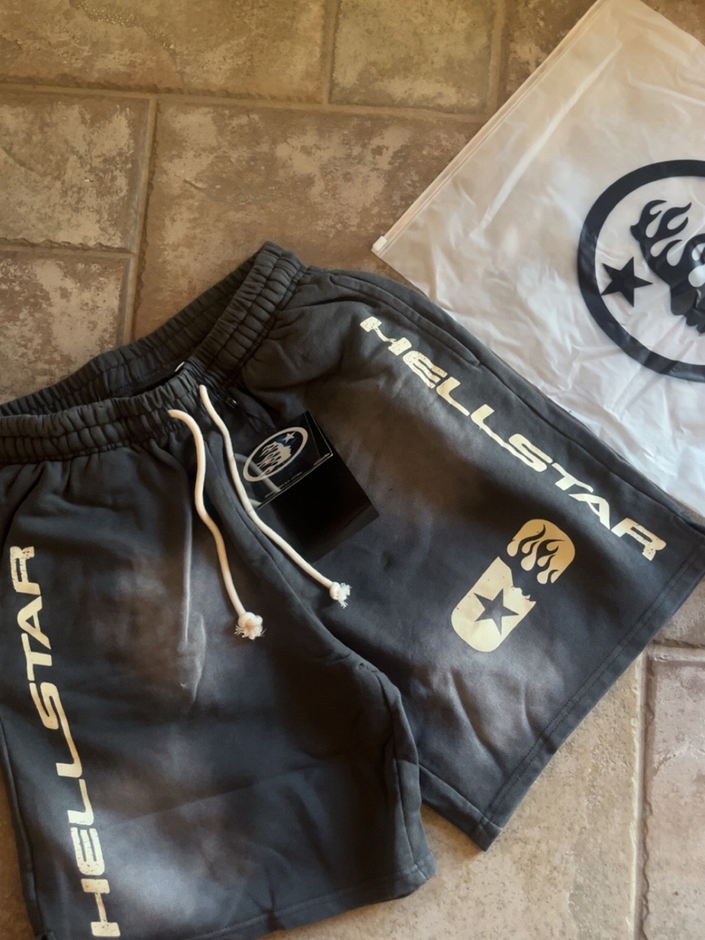 Hellstar Studios Gel Sport Logo Shorts – Size Medium🔥